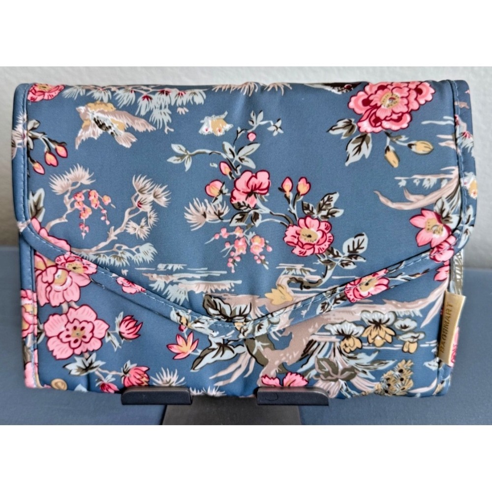 Bagsmart Jewelry Travel Storage Case Organizer Bag Vintage Floral Print‎